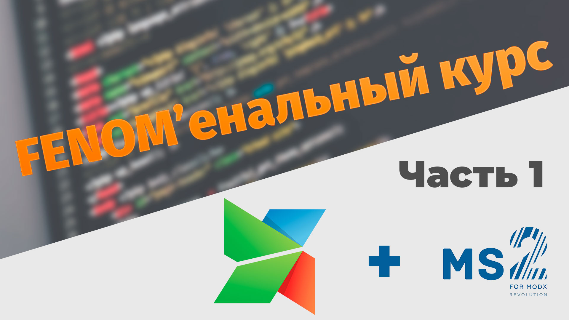 FENOM'енальный курс. Часть 1. Базовая настройка сайта.