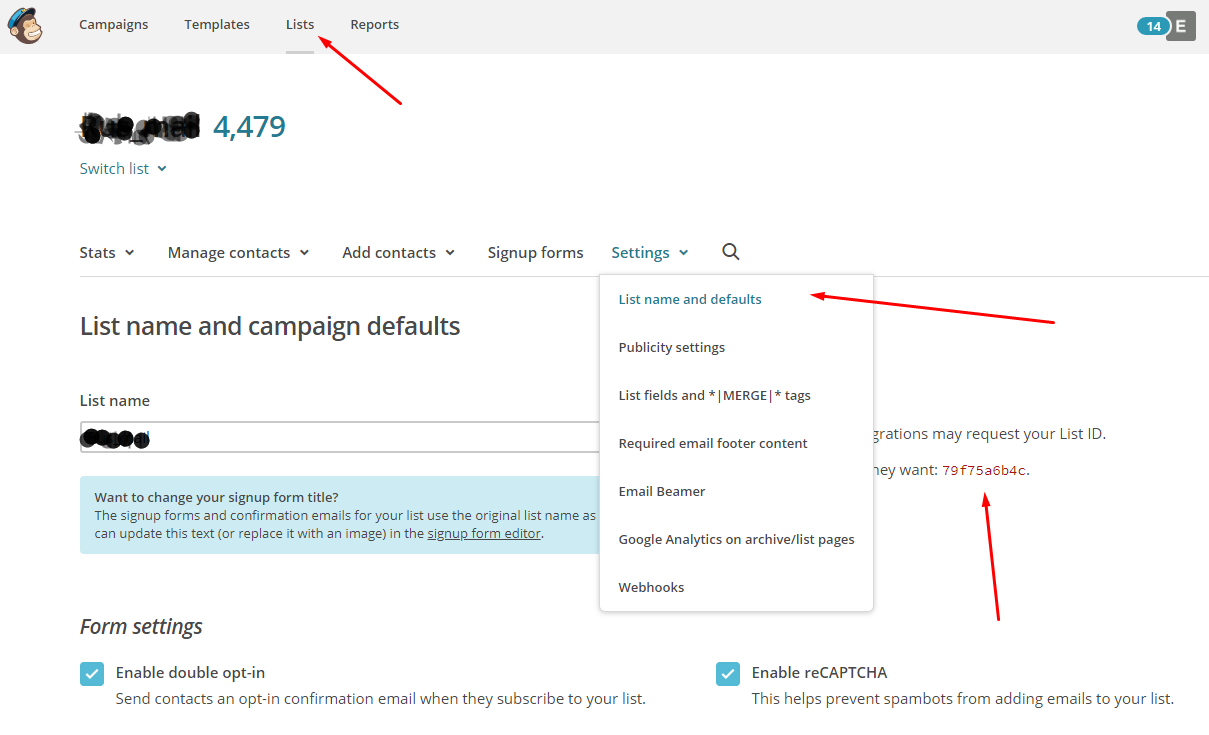 mailchimp api php