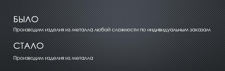 маркетинг кит используем как можно меньше текста оптимизация