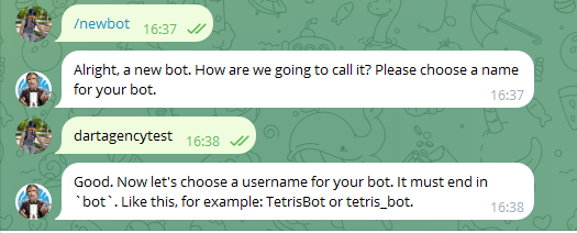 dartTelegram